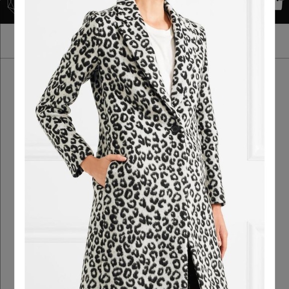 maje leopard coat